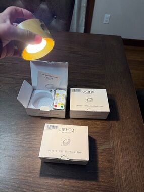 Lights of Sweden 3 Wireless Wall Lamps